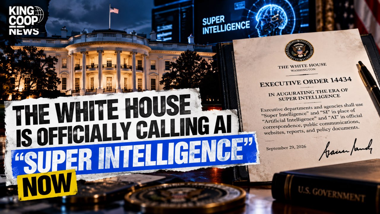 The White House Is Officially Calling AI "Super Intelligence" Now