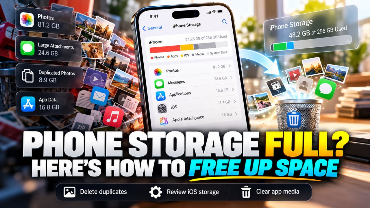 Your iPhone Is Running Out of Storage. Check This Before You Delete Anything.