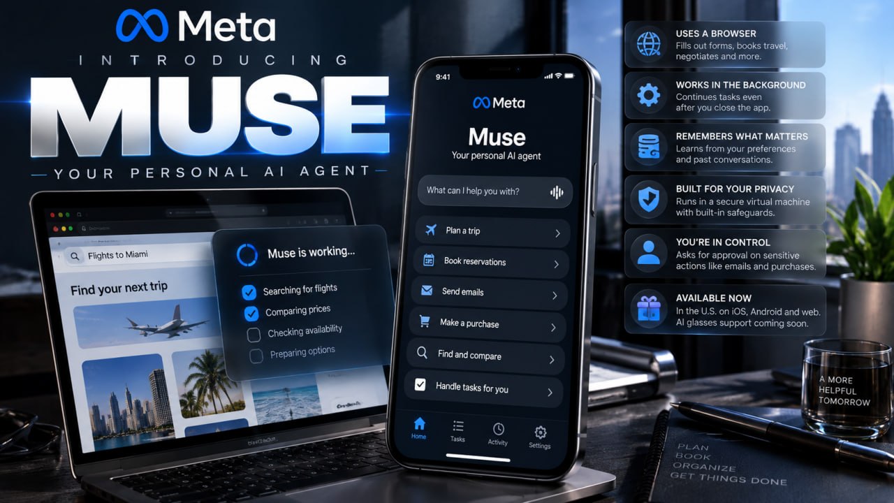 Meta Just Launched Muse — An AI That Actually Does the Work for You