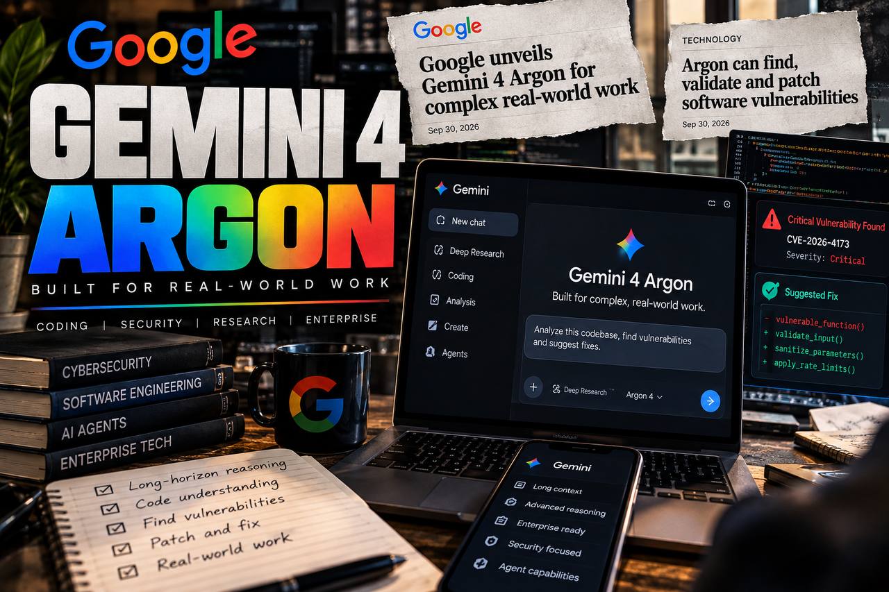 Google Just Unveiled Gemini 4 Argon And This AI Can Find AND Fix Security Flaws