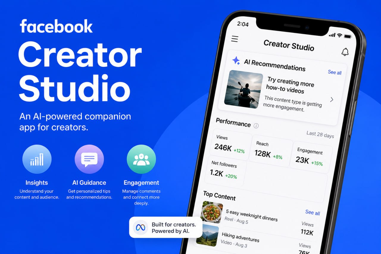 Facebook Just Gave Creators an AI Growth Assistant